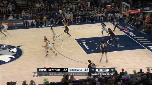 A great start to the second half for SAB who scores four straight points ‼️

NYL-MIN | ABC
Tap to watch: https://www.wnba.com/how-to-watch-game-redirect/1022600168?partnerRef=WNBA&amp 
