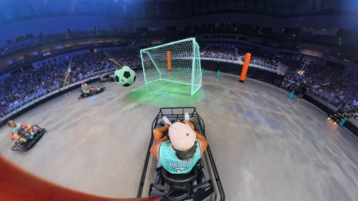 They played IRL Rocket League in a packed out stadium 🤯 