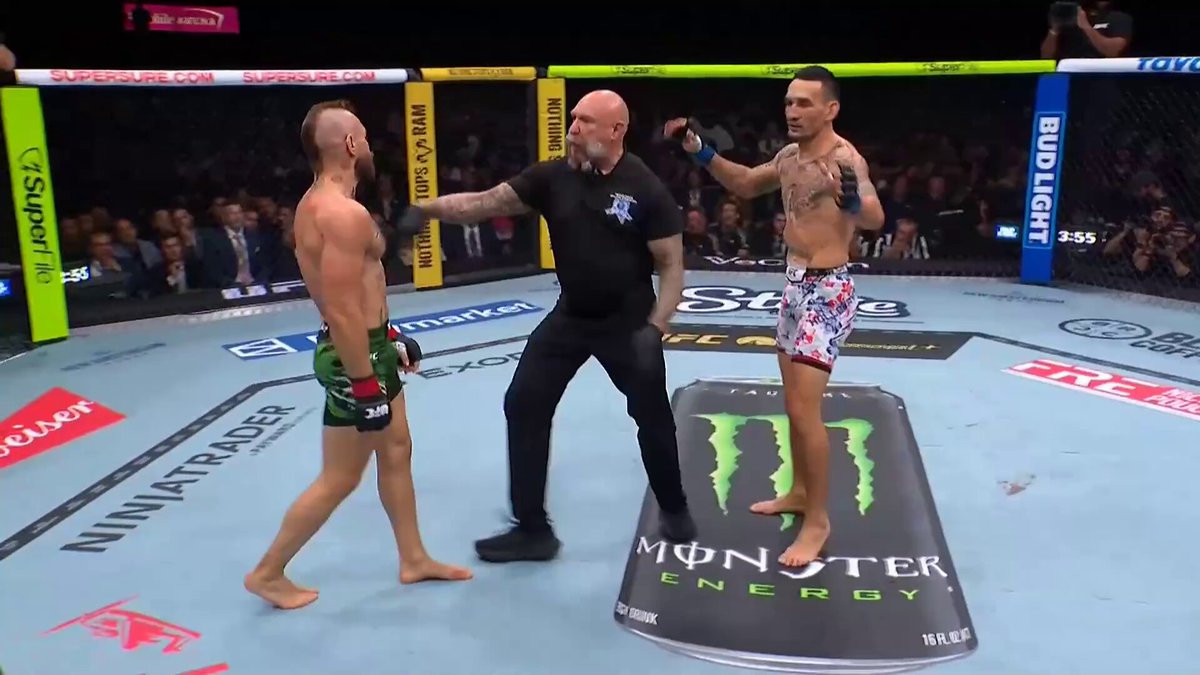 Max Holloway defeats Conor McGregor by TKO in Round 1

#UFC329 