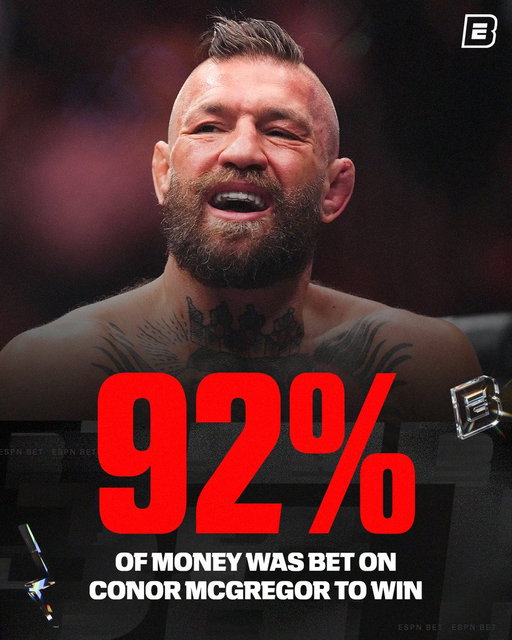 Everyone was betting on Conor McGregor 😬 