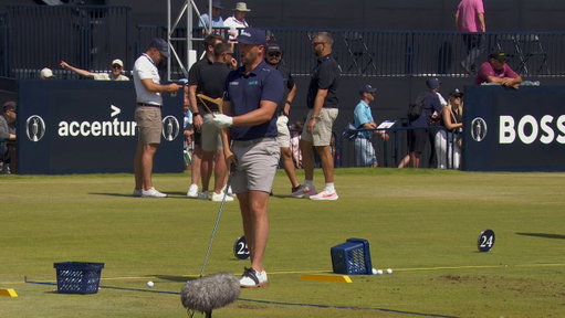 An interesting choice of equipment from US Open champion Wyndham Clark as he dials in on the range.

Watch Live at the Range: http://go.theopen.com/LATR 