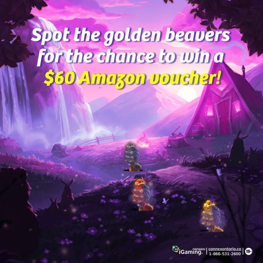 🦫 Those pesky beavers have run off with our golden stash! Count how many they stole for the 𝐜𝐡𝐚𝐧𝐜𝐞 𝐭𝐨 𝐰𝐢𝐧 𝐚 $𝟔𝟎 𝐀𝐦𝐚𝐳𝐨𝐧 𝐯𝐨𝐮𝐜𝐡𝐞𝐫.  ⁣
⁣
Watch closely – they're using fake bronze and silver statues to throw us off the scent!⁣

____________⁣  ⁣
Gnaw N Gold by Play N Go ⁣
Three randomly selected winners will be announced  July 21st to win a $60 Amazon voucher each. ⁣
Prizes are not exchangeable.⁣