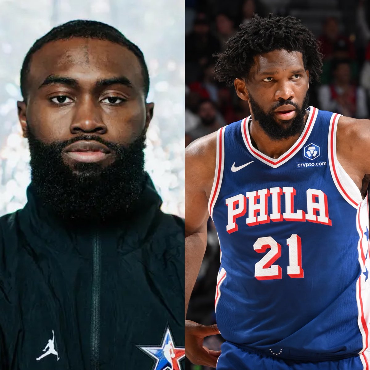 Tracy McGrady says Jaylen Brown and Joel Embiid still haven’t spoken since the trade:

"I don't think there's been a conversation between the two, at least not to my knowledge."

(via @VinceAndTmac) 