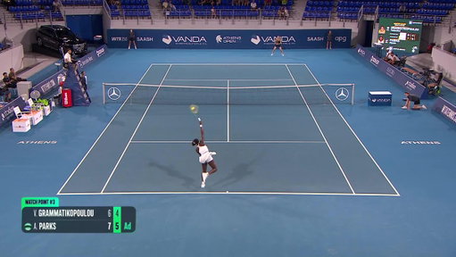 Under the moonlight! 🌙

Alycia Parks defeats Grammatikopoulou in straight sets and books her spot into the next round. 

#athensopen 