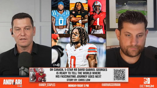 Will 5-star RB David Gabriel Georges choose Ohio State or Tennessee?

@AndyStaples &amp; @AriWasserman dive into one of the more notable recruits in this cycle, via @Clowfb, @LettermenRow &amp; @Volquest_On3:

https://youtu.be/ZNGKvknfElA 