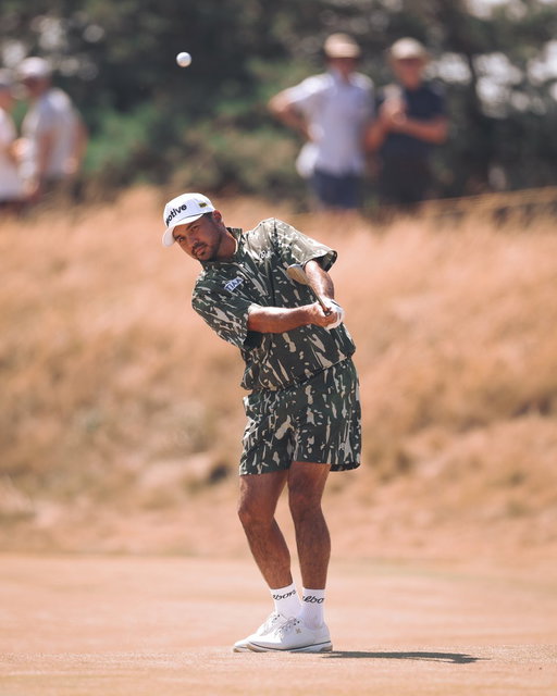 Jason Day in full camo at Royal Birkdale. 