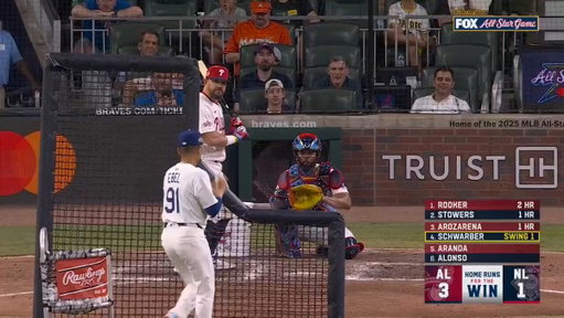 The 2025 all-star game went to a swing-off after being tied through 9 innings, the first of it's kind.

Kyle Schwarber went CRAZY.
