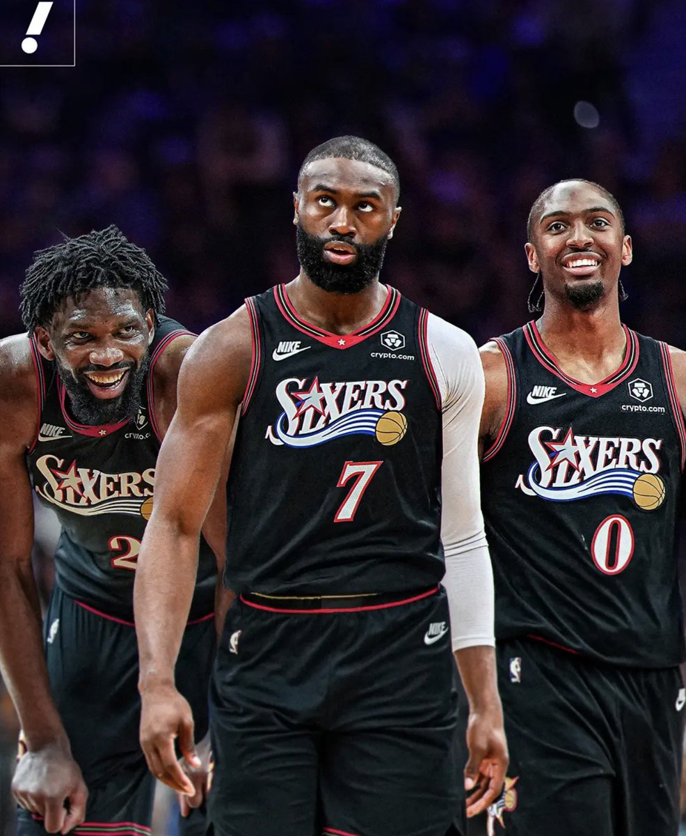 The Sixers’ Big 3 of Joel Embiid, Jaylen Brown, and Tyrese Maxey have all been in contact with LeBron James about joining Philly, per @mcten 