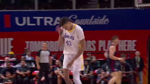 Cameron Carr vs Clippers :

23 PTS
8 FGM
3 3PT
2 AST
1 REB
1 BLK

Cam Carr was going at Clippers 4th overall pick Keaton Wagler any chance he had, and he let him hear it especially in that 3rd quarter when he exploded on a 8-0 run by himself all on Wagler.

In front of Austin Reaves, JJ Redick and the Lakers coaching staff, he is 100% proving that he can play a lot of minutes in his rookie year.

The question is do the Lakers shut him down for the rest of Summer League or just let him finish out the tournament to see if they can will it all?