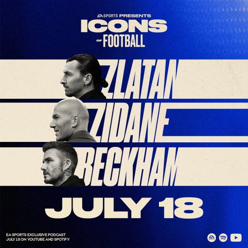 Mark your calendars for this legendary conversation 📅

Three generations. One unforgettable discussion.

Watch EA SPORTS Presents: Icons of Football on YouTube, or listen on Spotify. 