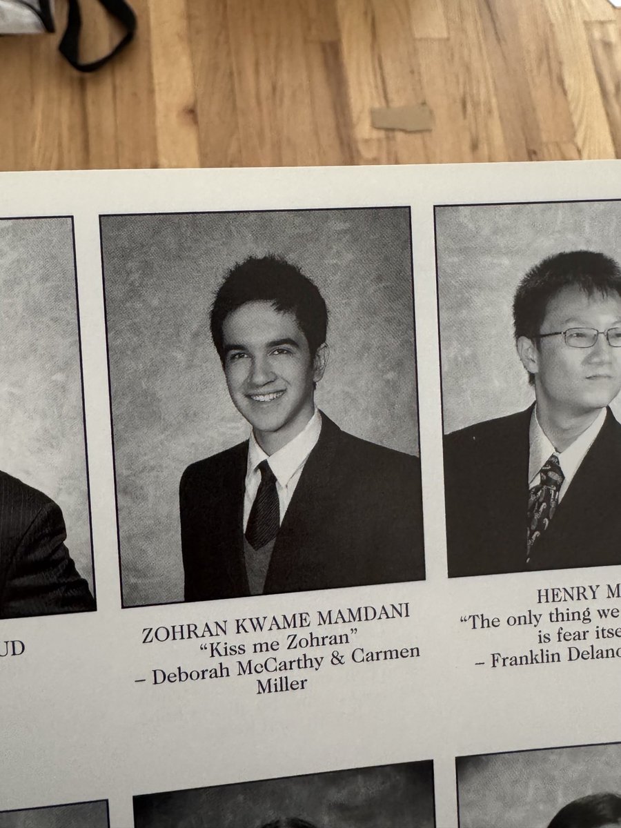 Someone really found Zohran Mamdani’s high school photo 😭

[📸: @incilin ] 