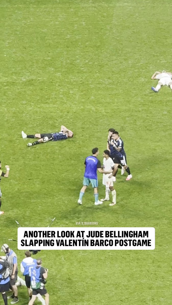 Jude Bellingham got into it with Argentina players after their match 
