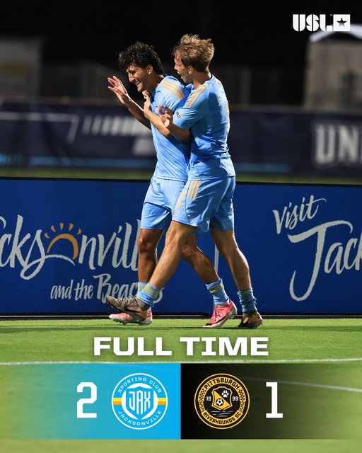 FIRST WIN IN THE BOOKS ✅

Make some noise JAX fans 👏

#ProSoccerProJAX 