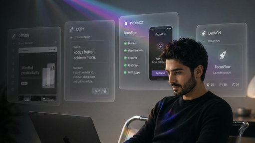 AI Appreciation Day 🤖

“AI is changing who gets to build.”

As @_binvij_ puts it:
“A single AI subscription can help one person with an idea do what once required a whole team.”

Build the product. Shape the UX. Write the copy. Test the positioning. Keep iterating.

More founders, marketers, operators, and domain experts can now turn what they know into something real.

Myndlab is built for that shift.