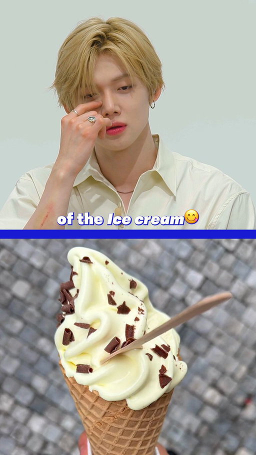 Turns out fans were onto something with the ice cream pic 👀🍦

Watch YEONJUN take us track-by-track through his second album on our YouTube channel now! https://youtu.be/p2tDrBIFInA

#YEONJUN #연준 #TXT #YEONJUN_IceCream 
