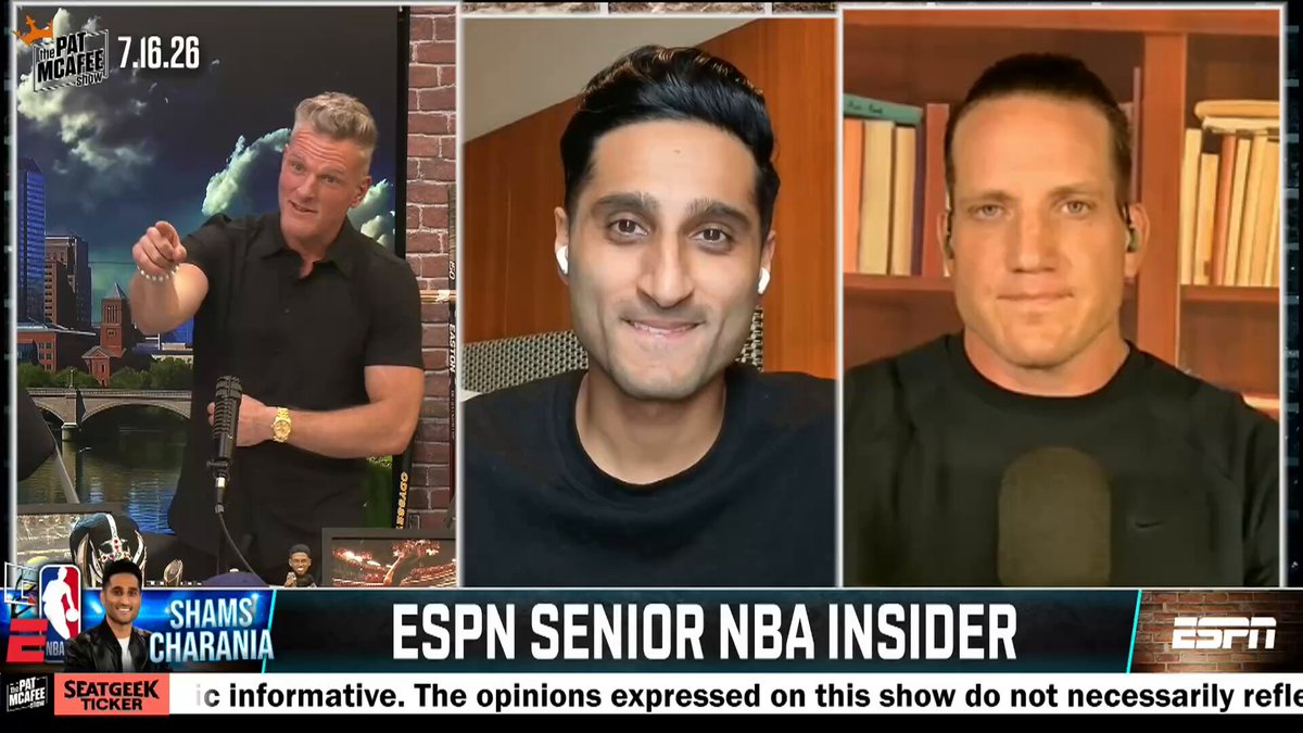"It would be amazing to see LeBron James and Steph Curry play together..

It would be a generational show" 

@ShamsCharania #PMSLive 