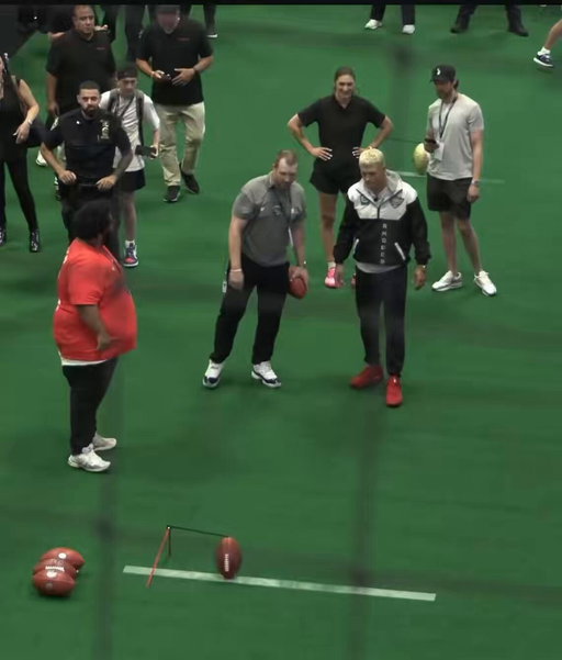 Safe to say Cody Rhodes will NOT be kicking field goals any time soon 😂  