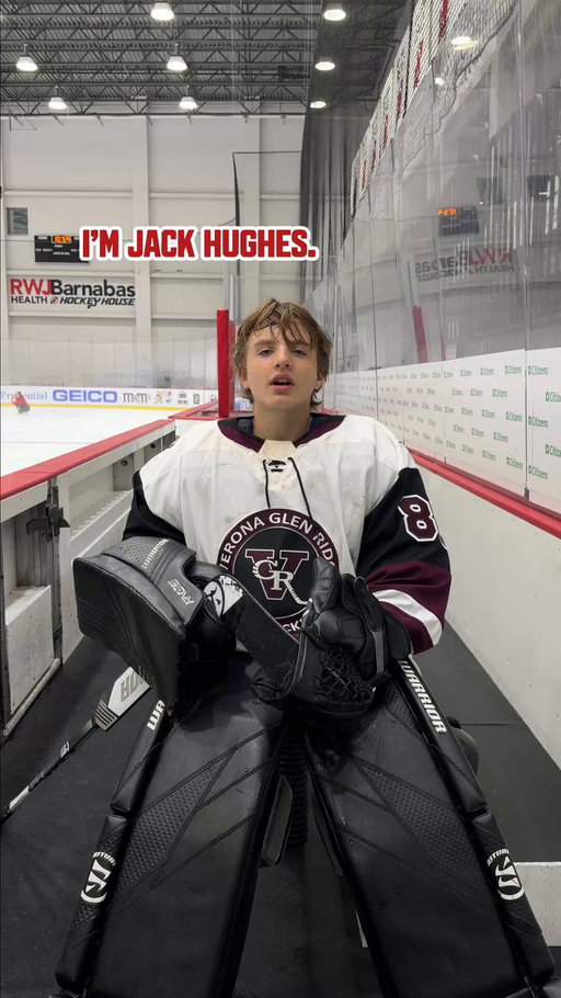 Well, Jack Hughes would know everything about Jack Hughes. 