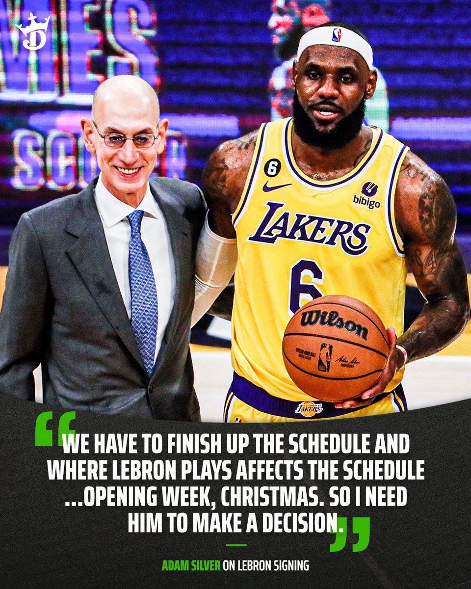 LeBron James is making the NBA wait 😂 