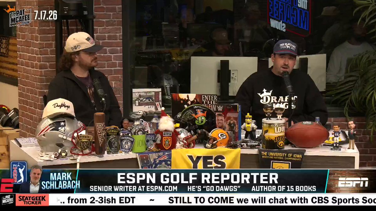 "I tried to talk to Bryson DeChambeau but he wouldn't talk to me 😂😂

He has a brand new full set of 3D printed irons and iron play had been holding him back..

He's hitting his irons really well right now"

@Mark_Schlabach #PMSLive 