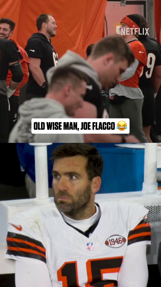 Leave @joeflacco be 😭

Quarterback Season 3 now available on @netflix 