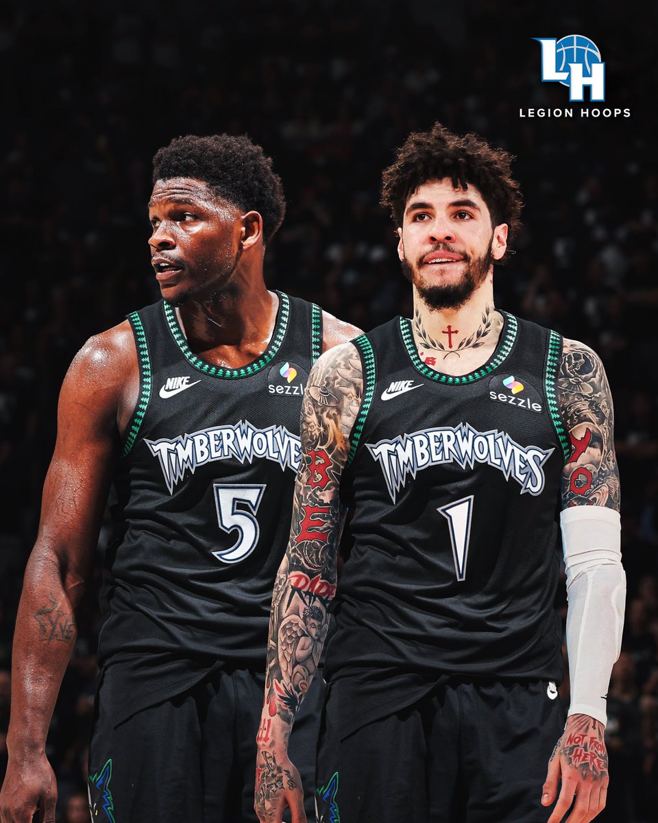 Anthony Edwards says LaMelo Ball has been staying at his house the last couple days — plans to rush back to Minnesota after Fanatics Fest so they can hang out more.

This duo is already locked in. 👀 