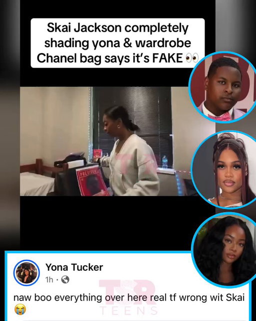Yona Lashay enters the chat as she reacts to Skai Jackson questioning whether the Chanel bag Wardrobe had was fake 😩 

✍🏾: #TSRStaffTC 