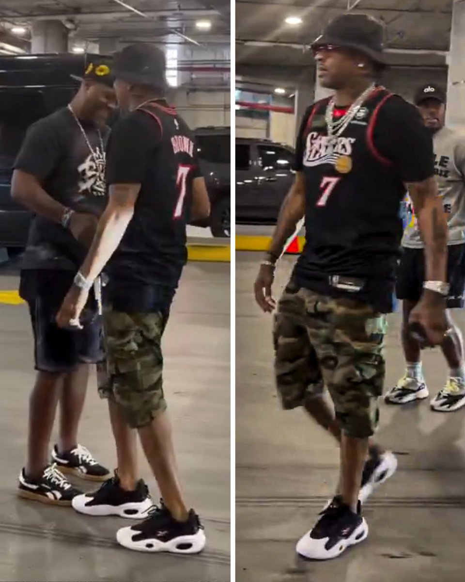 Allen Iverson pulled up to Fanatics Fest rocking a 76ers Jaylen Brown jersey 🔥 

(via @Fanatics) 