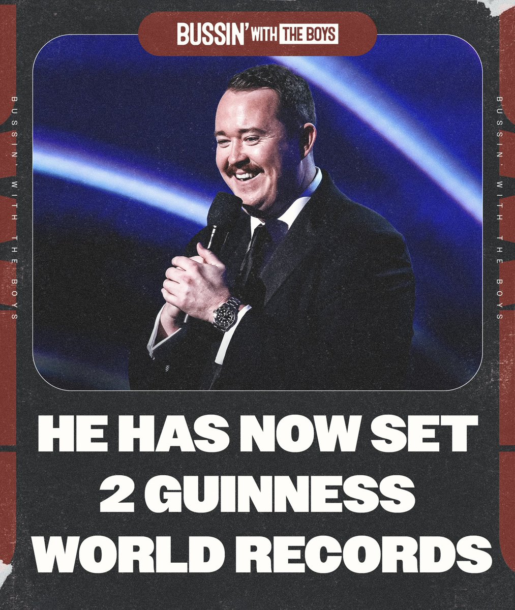 Shane Gillis has officially set two Guinness World Records 

Largest audience for a comedian — 73,946 attendees

Most tickets sold for a comedy show by a solo comedian — 77,047 tickets

He’s in a league of his own. Congrats to Shane on an incredible achievement 👏 