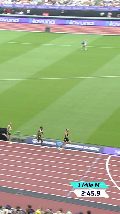 Crazy, crazy scenes 🤯

History made by Josh Kerr! One Mile - 3:42.66 ⏱️

#DiamondLeague 💎 #LondonDL 🇬🇧 