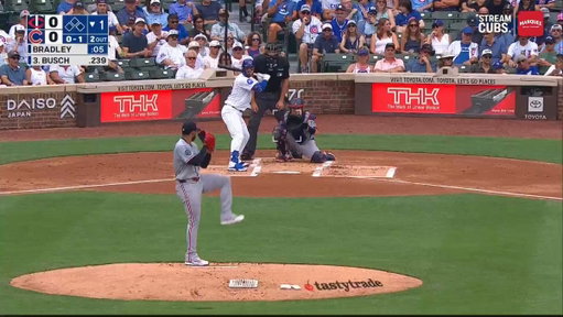 If we had a nickel for every time Anthony Rizzo's caught a Cubs home run in the bleachers, we'd have two nickels.

Which isn't a lot, but it's weird that it happened twice! 