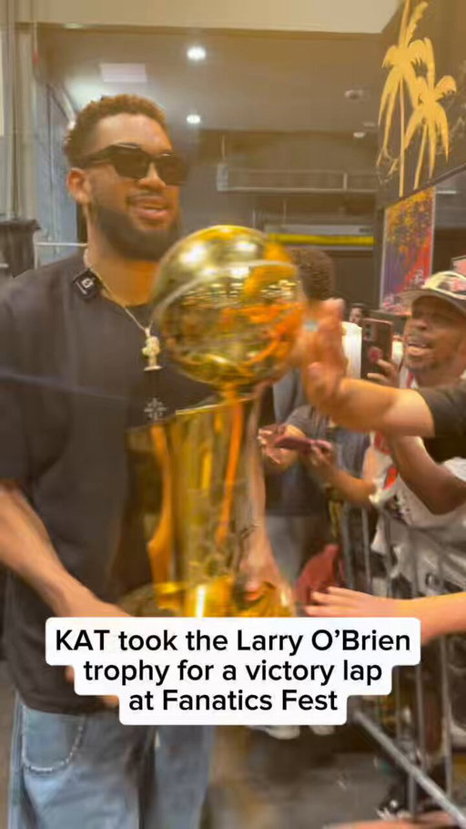 KAT made sure everyone got a piece of the celebration 🏆 