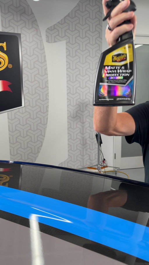 How do you lightly clean and add protection to matte paint or vinyl surfaces? Matte &amp; Vinyl Wrap Protection Detailer! 

If you need it, we've got it!
https://s.3m.com/mcnsjz03

In the Bay with @riamu_design #wrap #carwrap #detailer #meguiars #ReflectYourPassion 
