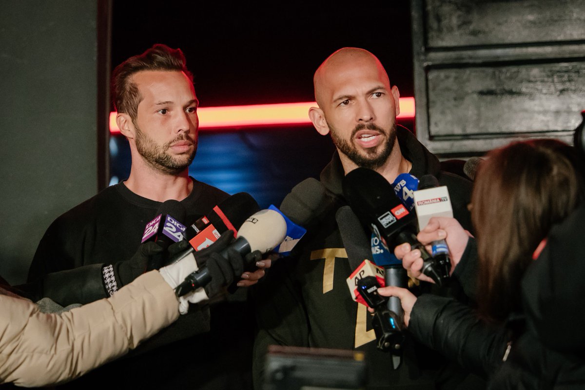 Andrew and Tristan Tate Arrested by U.S. Marshals Outside Miami Event Venue Details: https://t.co/PXc8lZIJ0E 