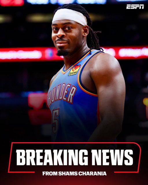 BREAKING: The Oklahoma City Thunder trading All-Defensive wing Lu Dort to the Atlanta Hawks in a three-team deal that sends three second-round picks to OKC, former No. 1 pick Zaccharie Risacher to the Dallas Mavericks and Ryan Nembhard to Atlanta, sources tell ESPN. 