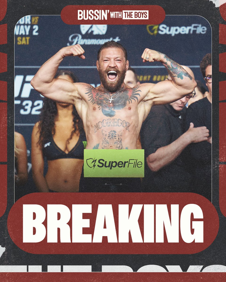 Conor McGregor confirms he tore his ACL and meniscus, and is targeting a return next summer via his socials 