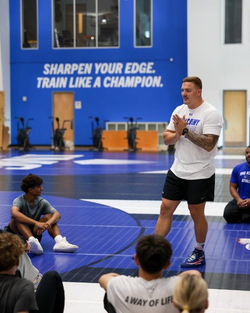 Sharpen your edge. Train like a champion. 🤼

When NCAA and World-class wrestlers like Stevan Micic and Wyatt Hendrickson step into the room, every rep becomes an opportunity to learn.

Our IMG Academy campers gained experience from athletes on wrestling's biggest stages. 