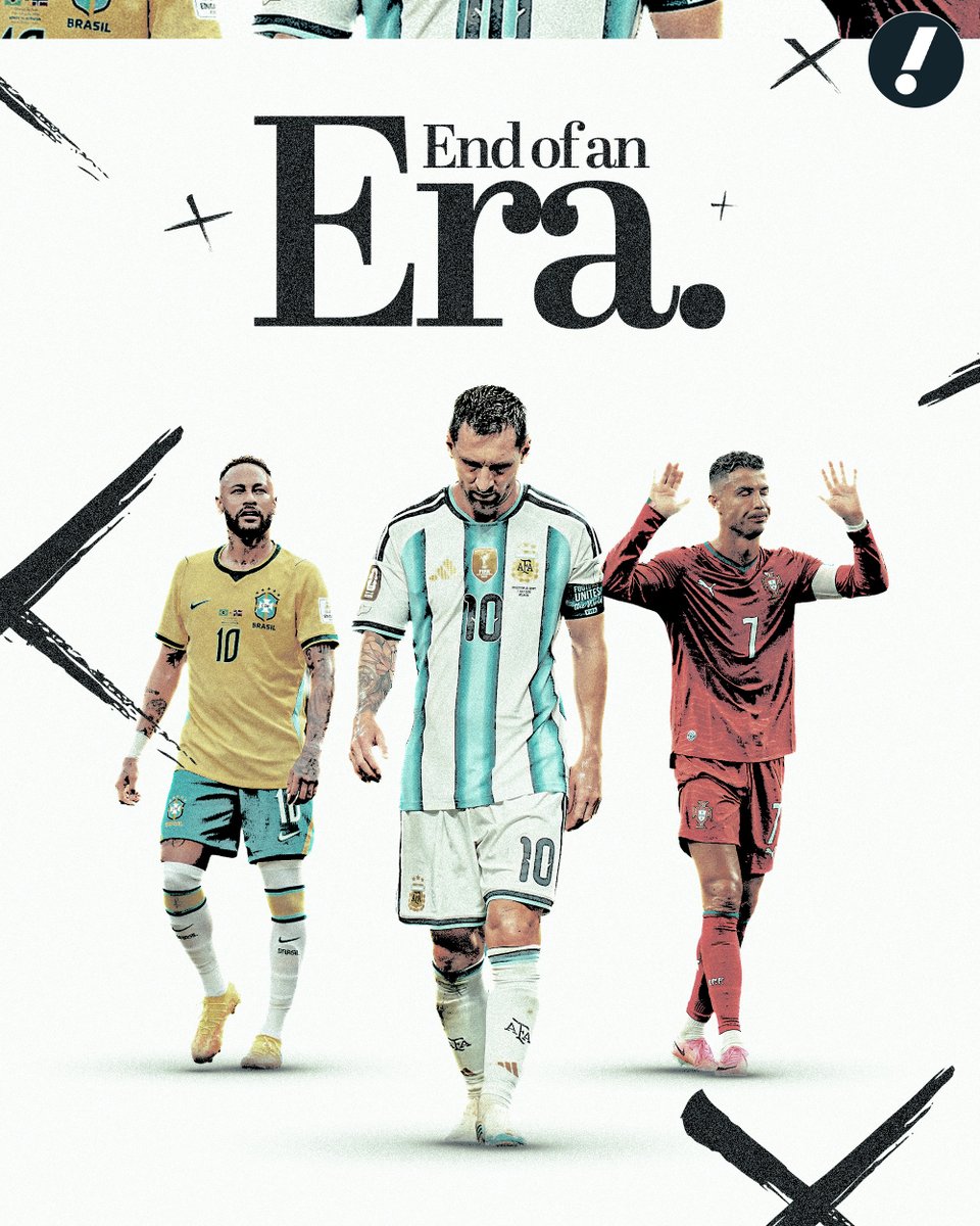 End of a World Cup era for three of the most memorable names in all of football 🐐 

It was always special watching Lionel Messi, Cristiano Ronaldo and Neymar every time they took the pitch 🥹 