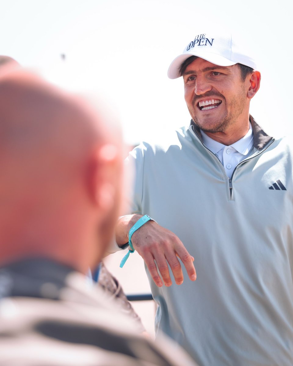 Harry visited Royal Birkdale on Sunday 🏌️‍♂️☀️

📸 @TheOpen 