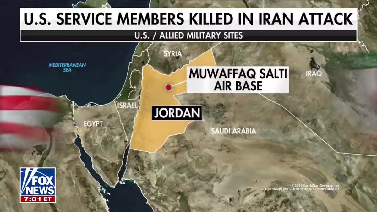 BREAKING: The Department of War identifying the two U.S. soldiers who were killed in an Iranian missile attack over the weekend while a third servicemember is missing and believed to be dead.
 
The United States responding to these deaths with a 9th straight night of strikes against the regime.
 
President Trump is also pushing to add Iran to the Russia sanctions bill, writing on Truth Social that it's what Lindsey Graham wanted to do.
 
Alexandria Hoff reports live from the White House.