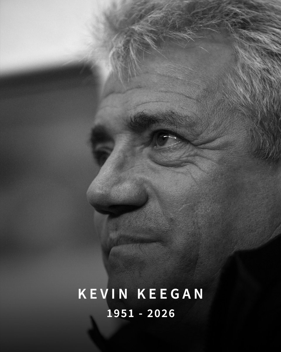 We are profoundly saddened by the loss of Kevin Keegan. A giant of English football, he was a cherished figure at the very highest levels of the game.

Our condolences go to Kevin’s family, loved ones and all those he inspired as a manager, player and person, on and off the pitch.

Rest in peace, Kevin ❤️