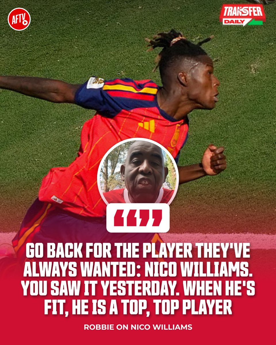 Nico Williams came off the bench and changed a World Cup final 🥇 

Time to go back in for the player we've ALWAYS wanted? 🔴 

#TransferDaily 