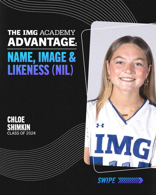 For Chloe Shimkin, development meant more than becoming a better athlete.

At IMG Academy, gaining the knowledge to grow her personal brand, understand NIL, and prepare for life beyond athletics.

Learn more about IMG Academy’s NIL resources: https://www.imgacademy.com/nil 