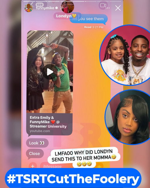 Lil Ms. Structure! Londyn run a real strict program with Funny Mike 😩 

✍🏾: #TSRStaffTC 