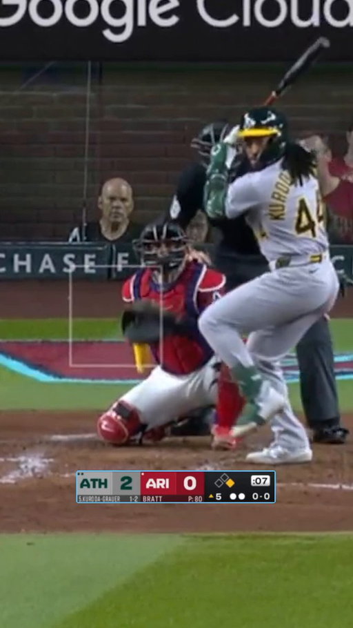 "No balls and one strike"

Joshua Kuroda-Grauer fouled a ball directly off his nuts, then recovered and got a base knock 