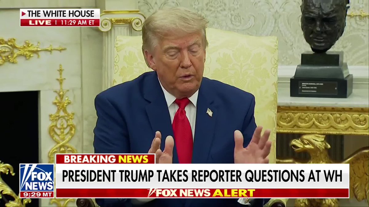 NEW: President Trump praises the safety and unprecedented scale of the FIFA World Cup held in the United States, calling it the most successful in history:

"We didn't even have a protest... Part of it was that people just wanted to pull together. This country for like a four week period just pulled together. It's really amazing."