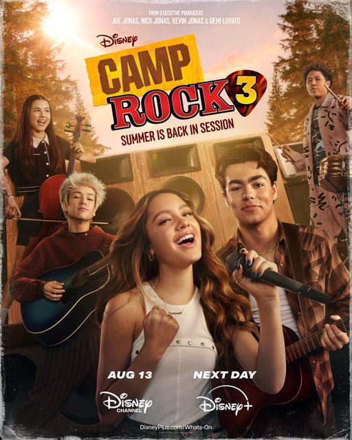 Who’s ready to start the party? #CampRock3 premieres August 13 on Disney Channel and next day on Disney+. 