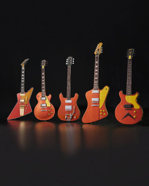 Five years of the Gibson Mod™ Collection. Five one-of-a-kind builds.

Introducing the High Five Collection, a special anniversary release featuring a Gibson Les Paul Junior Double Cut, an Epiphone USA Coronet, a Gibson Custom Explorer Custom, a Gibson Les Paul Standard 50s, and a Firebird Platypus 10-String. Each has been reimagined by the Mod Collection team with exclusive modifications and finished in an all-new color-shifting heavy flake sparkle finish.

Only one of each exists. When they’re gone, they’re gone.

Break the mold with our one-of-a-kind, customized guitars.

Shop the Mod Collection here: https://bit.ly/4ysVPBr