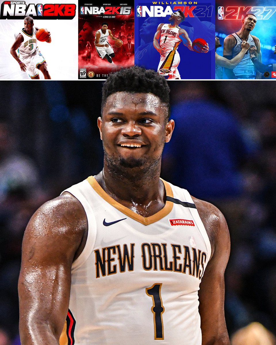 Youngest athletes to be on the cover of NBA 2K:

🎮 Zion Williamson (20 - NBA 2K21)
🎮 Chris Paul (22 - NBA 2K8)
🎮 Anthony Davis (22 - NBA 2K16)
🎮 Victor Wembanyama (22 - NBA 2K27)

On the cover of a video game at 20 is WILD 😳 
