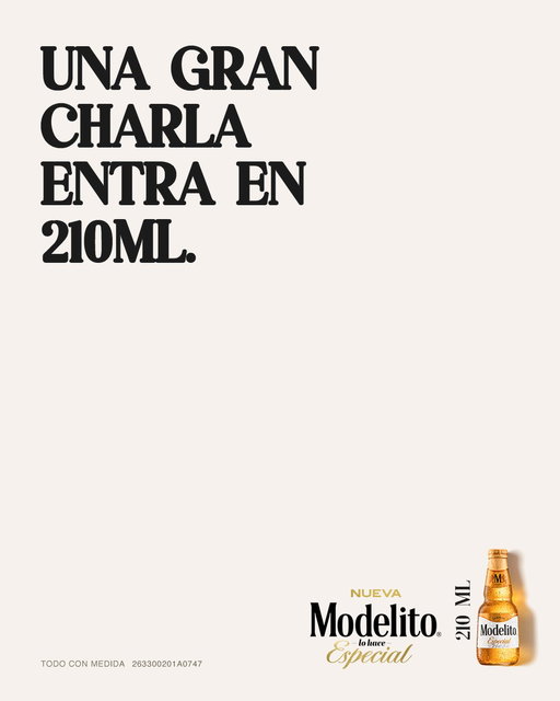 ¿Ya conoces la NUEVA MODELITO? 🍺 Gran sabor en tamaño pequeño. #ModelitoLoHaceEspecial 